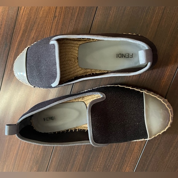 Authentic FENDİ Slip On Espadrille - Picture 9 of 13